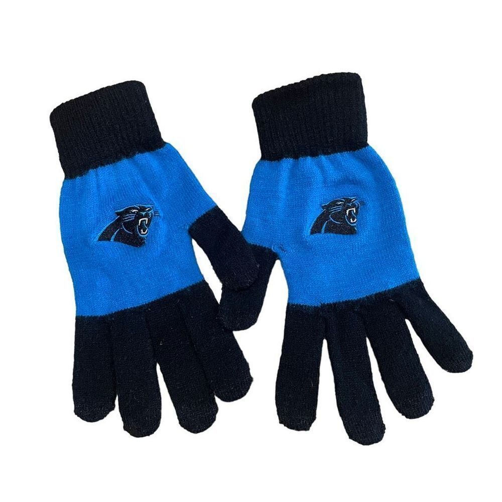Carolina Panthers Knit Gloves Boys Unisex